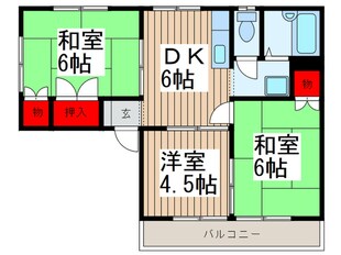 オカダメゾンの物件間取画像